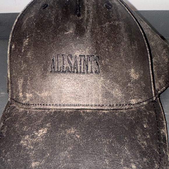 All Saints Distressed Black Cap - Picture 4 of 5